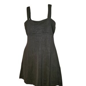 NWT Black Backless Mini Dress Tie Back Bodycon Whimsigoth Goth Party Dress Small